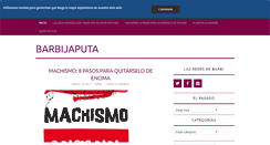 Desktop Screenshot of barbijaputa.com